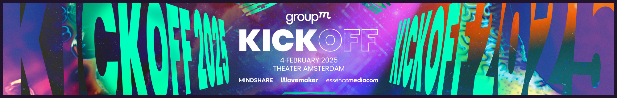 GroupM KickOff 2025 Banner